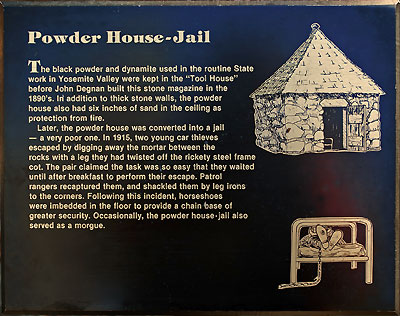Powder House and Jail in Wawona