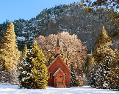 National Register #73000256: Yosemite Valley Chapel