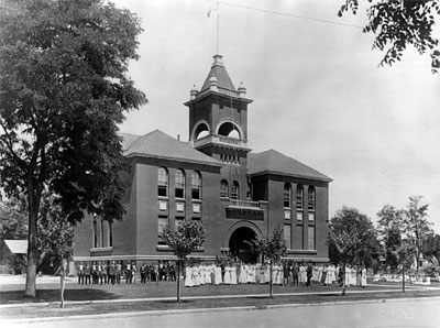 National Register #84000909: Merced County High School Circa 1898