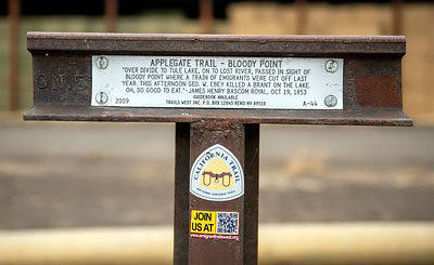 Applegate Trail Marker 44: Bloody Point