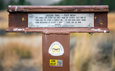 Lassen Trail Marker 10: Foot Wear