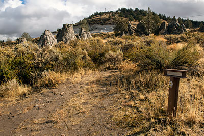 Lassen Trail Marker 3: Conical Rocks