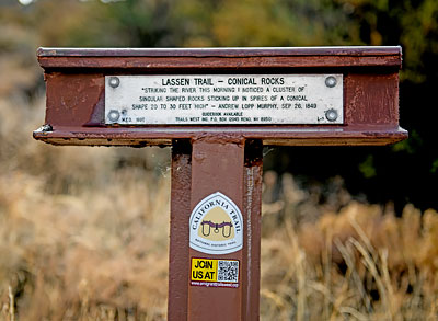 Lassen Trail Marker 3: Conical Rocks
