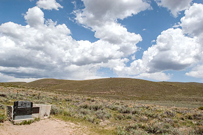 Historic Point of Interest: Bodey Grave in Bodie State Historic Park