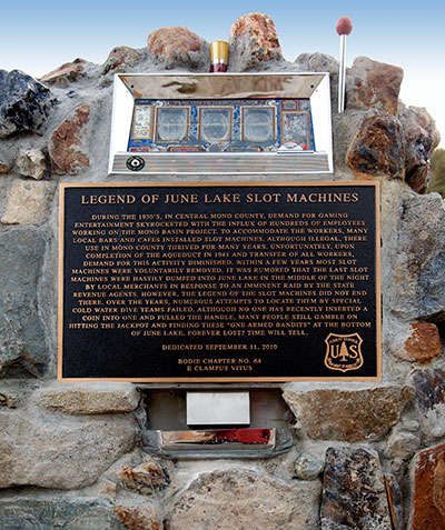 California Historic Point of Interest: June Lake Slot Machines