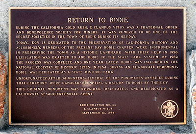 Historic Point of Interest: Return to Bodie