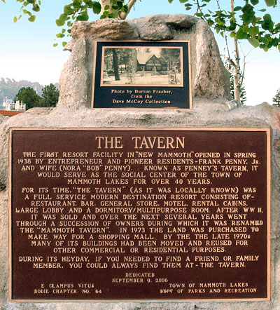 California Historic Point of Interest: The Tavern in Mammoth Lakes