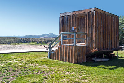 California Historic Point of Interest: Upside-Down House in Lee Vining