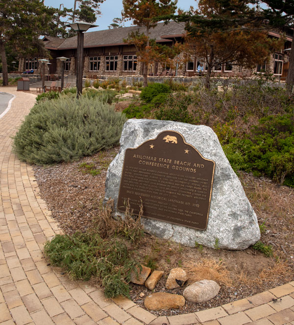 California Historical Landmark #1052 Asilomar in Pacific Grove