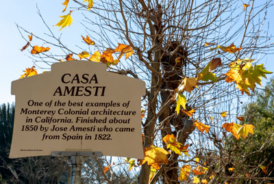 Point of Historic Interest: Casa Amesti