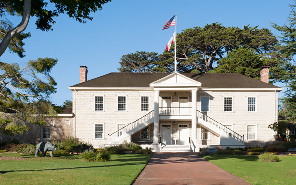 California Historical Landmark 126 Colton Hall In Monterey California