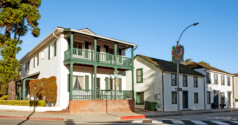 California Historical Landmark #713: Gutiérrez Adobe in Monterey