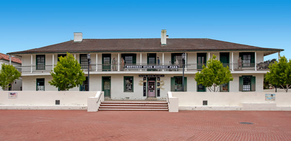 California Historical Landmark #354: Old Pacific House in Monterey