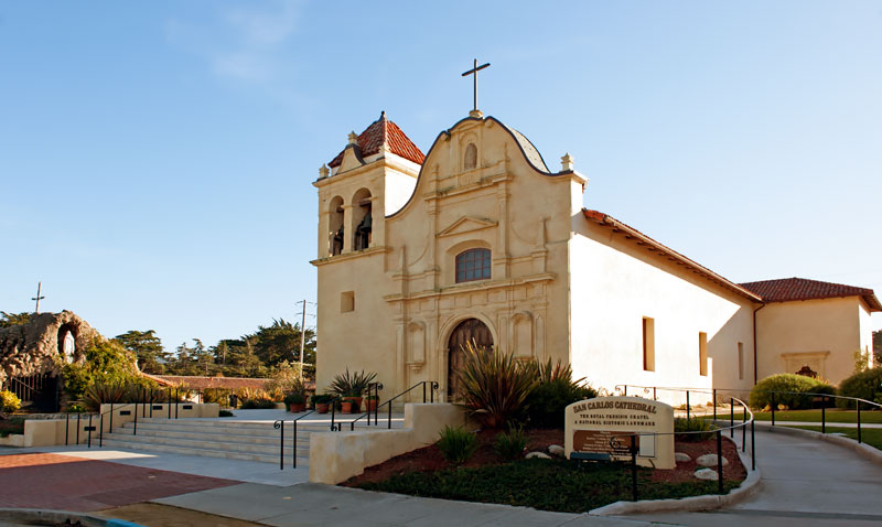 California Historical Landmark #105: Royal Presidio Chapel of San Carlos Borroméo in Monterey