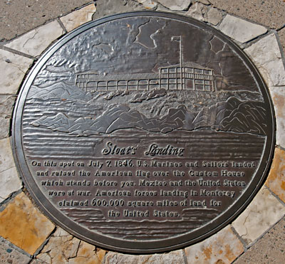 Historic Point of Interest in Monterey, California: Sloat's Landing