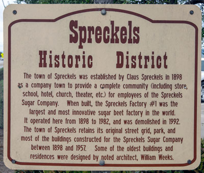 Point of Interest: Spreckels Historic District