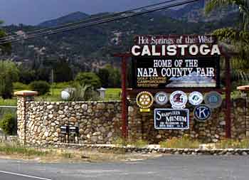 Intersection of California Highway 29 and Diamond Mountain Road