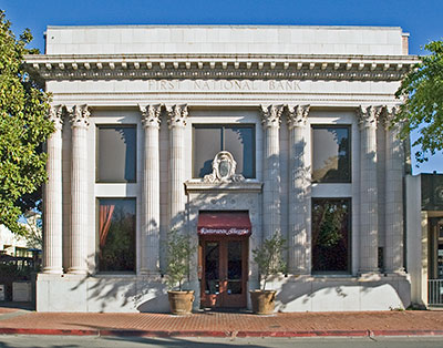 National Register #92001277: First National Bank in Napa, California