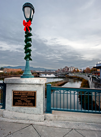 The New First Street Bridge in the City of Napa, California
