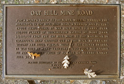 Oat Hill Mine Road