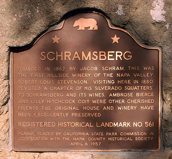 California Landmark 561: Schramsberg in Napa County
