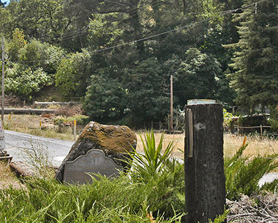 California Landmark 682: Site of John York’s Cabin in Calistoga