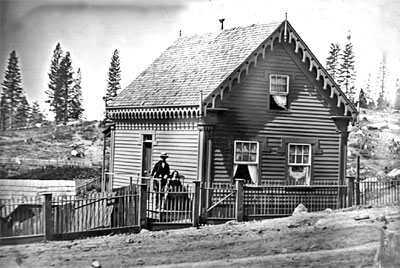 National Register #80000825: Aaron A. Sargent House in 1855