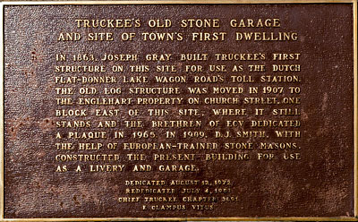Old Stone Garage in Truckee
