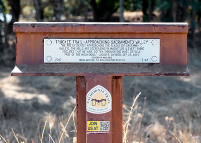 Truckee Trail - Approaching Sacramento Valley