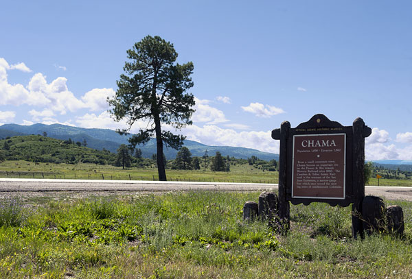 New Mexico Scenic Historic Marker: Chama