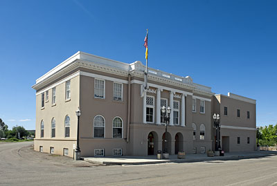 National Register #87000894: Rio Arriba County Courthouse in Tierra Amarilla, New Mexico