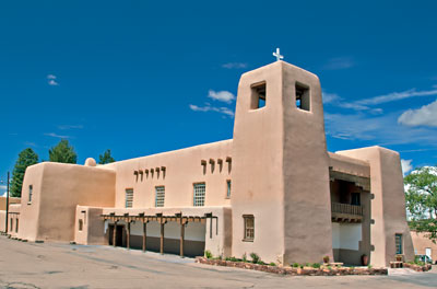 Cristo Rey Church in Santa Fe
