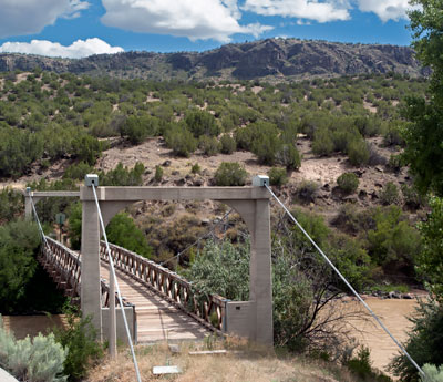 National Register #97000730: Otowi Suspension Bridge