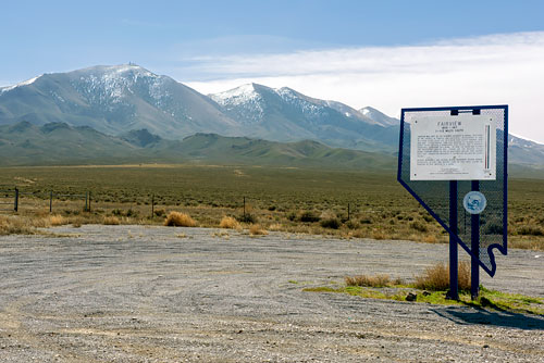 Nevada Historic Marker 202: Fairview