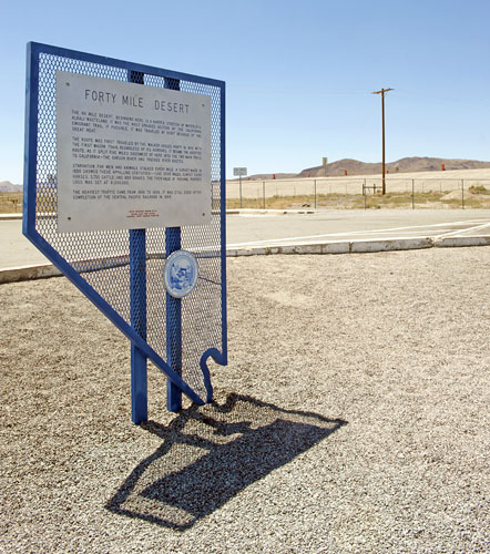 Nevada Historic Marker 26: Forty Mile Desert