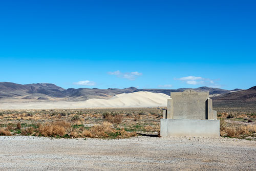 Nevada Historic Marker 10: Sand Mountain