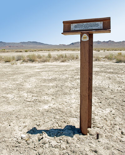 Truckee Trail Marker - Forty Mile Desert
