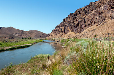 Humboldt River in Carlin Canyon
