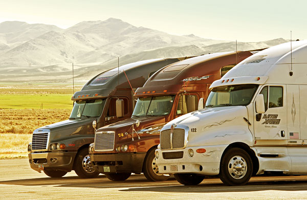 18-Wheelers Dominate I-80 in Nevada