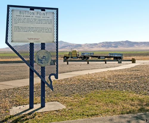 Nevada Historical Marker 164: Button Point in Humboldt County