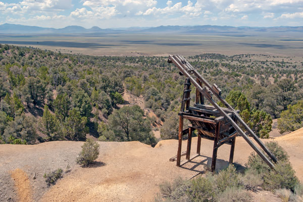 Basin and Range (Reese River Valley Viewed from Stokes Castle)