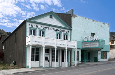 National Register #84002074: Brown's Hall-Thompson's Opera House in Pioche, Nevada