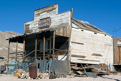 Rhyolite Mercantile Store in the Ghost Town of Rhyolite, Nevada