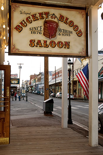 Bucket of Blood Saloon in Virginia City