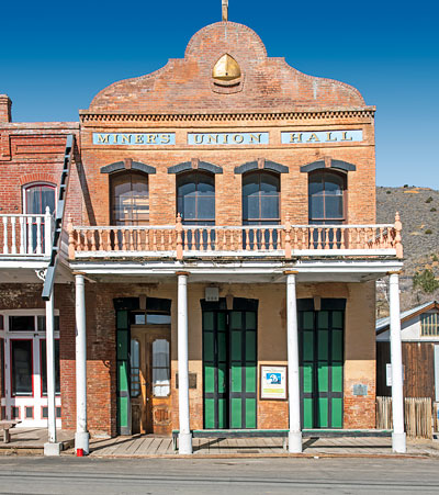 Miner's Union Hall in Virginia City