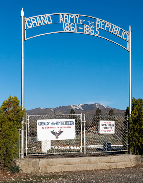 Nevada Historical Marker 79: Grand Army of the Republic Cemetery in Reno