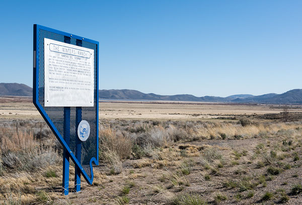 Nevada Historical Marker 94: The Winters Ranch