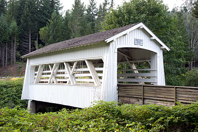 National Register #79002051: Sandy Creek Covered Bridge in the Township of Remote, Oregon