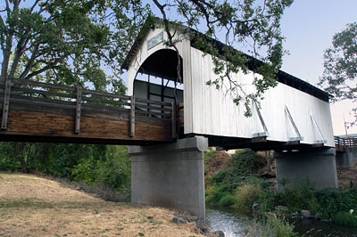National Register #88000273: Little Butte Creek Pedestrian Bridge in Eagle Point