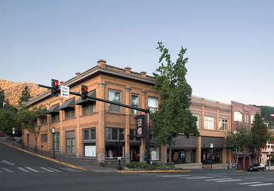 National Register #80003319: First National Bank, Vaupel Store and Oregon Hotel